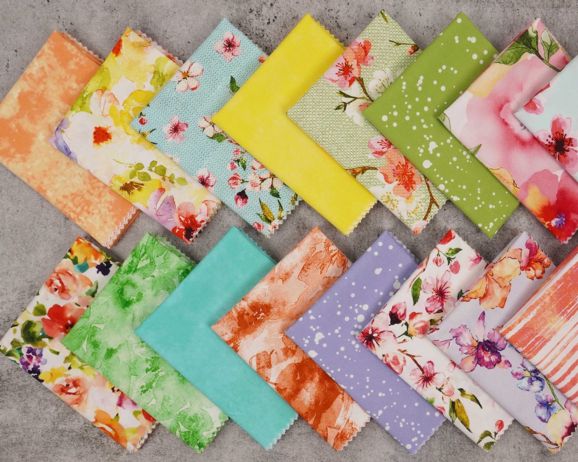 Watercolor Fabric Print Bundle